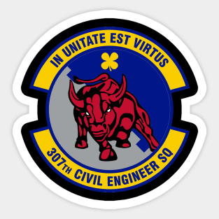 307 CES Unit Patch Sticker